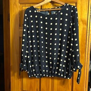 Metaphor long sleeve blouse